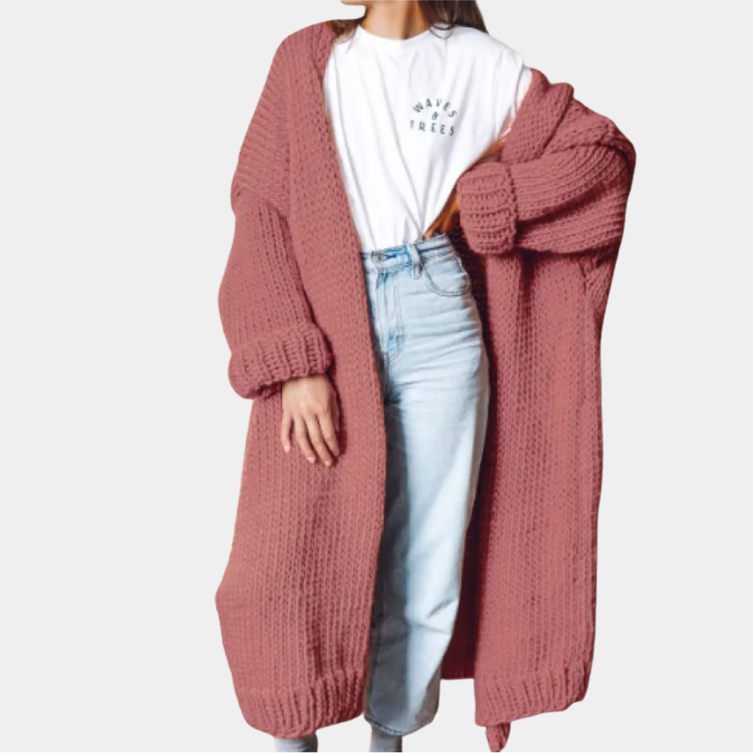 Murphy Mode | Women’s Long Loose Knit Cardigan