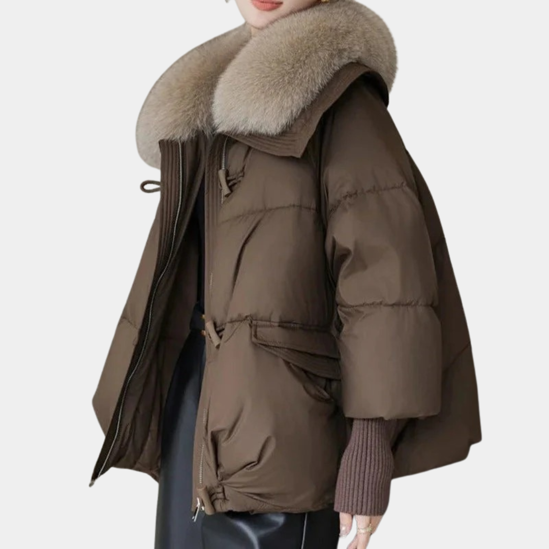 Murphy Mode | Women’s Down Cotton-Padded Fur Collar Winter Jacket
