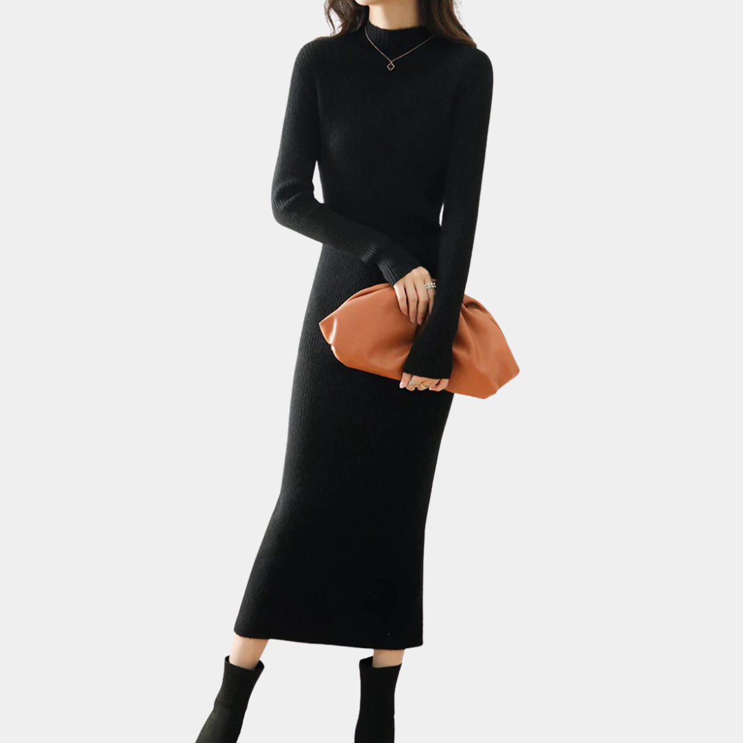 Murphy Mode | Women’s Slim Fit Knitted Wool Dress