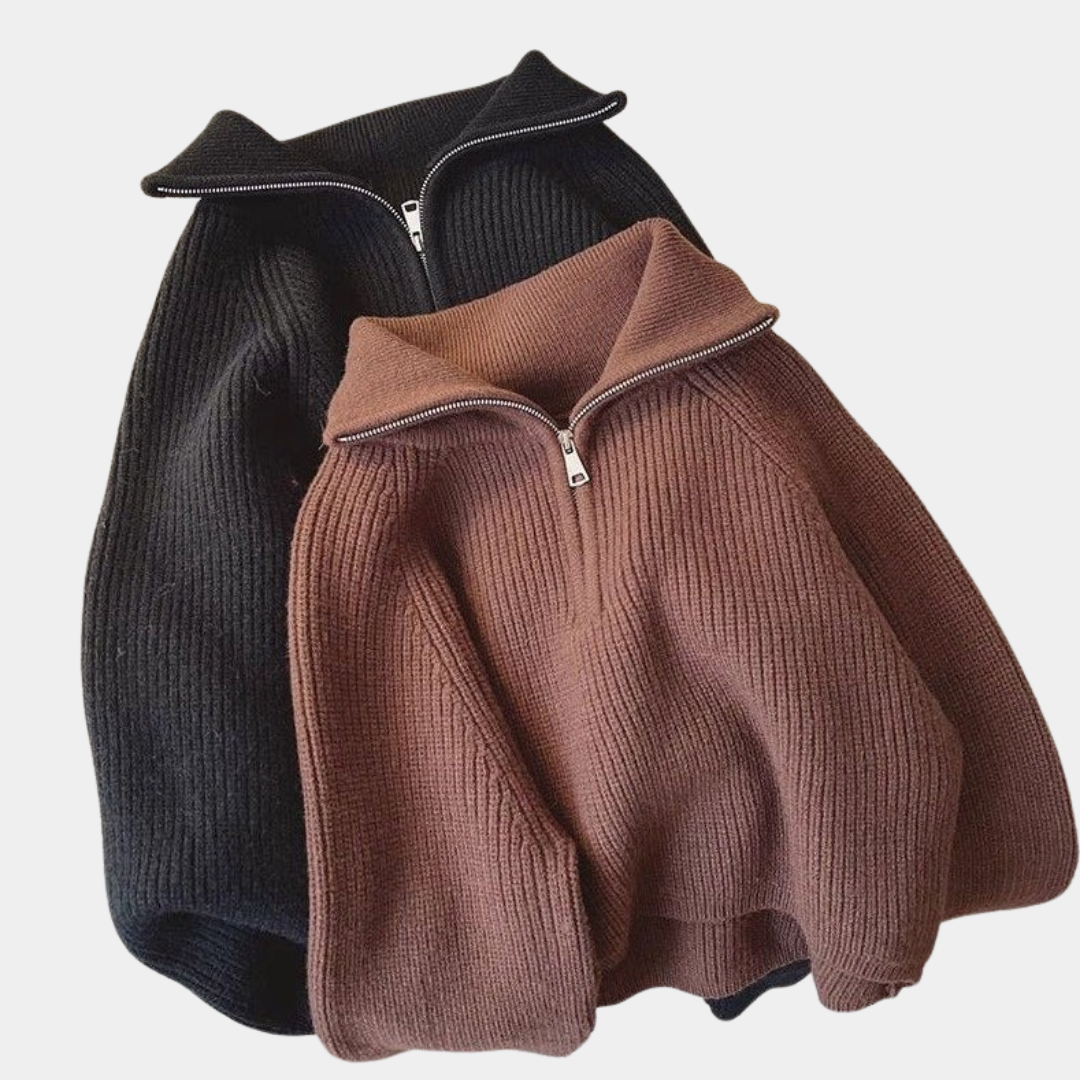 Murphy Mode | Half Zip Sweater for Women