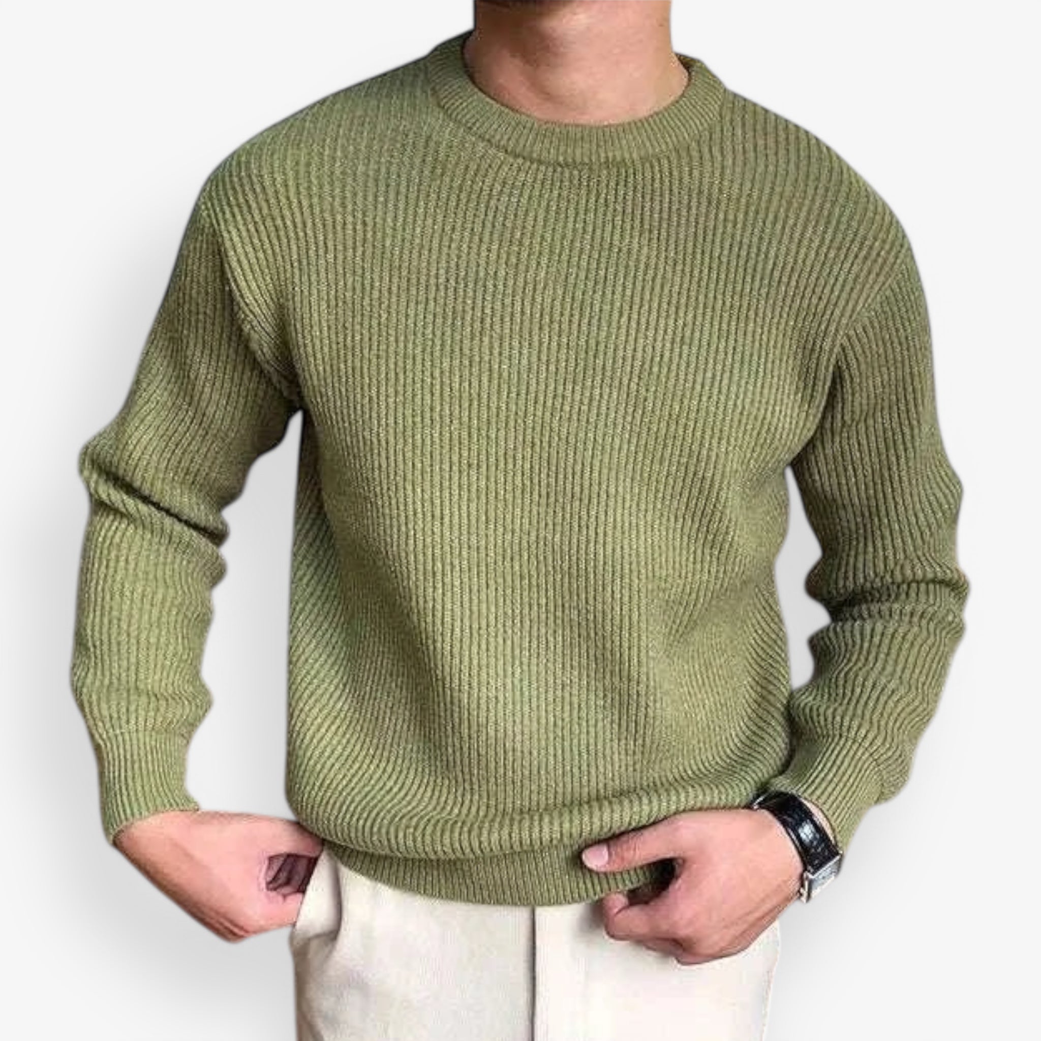 Murphy Mode | Men’s Knitted Round Neck Sweater