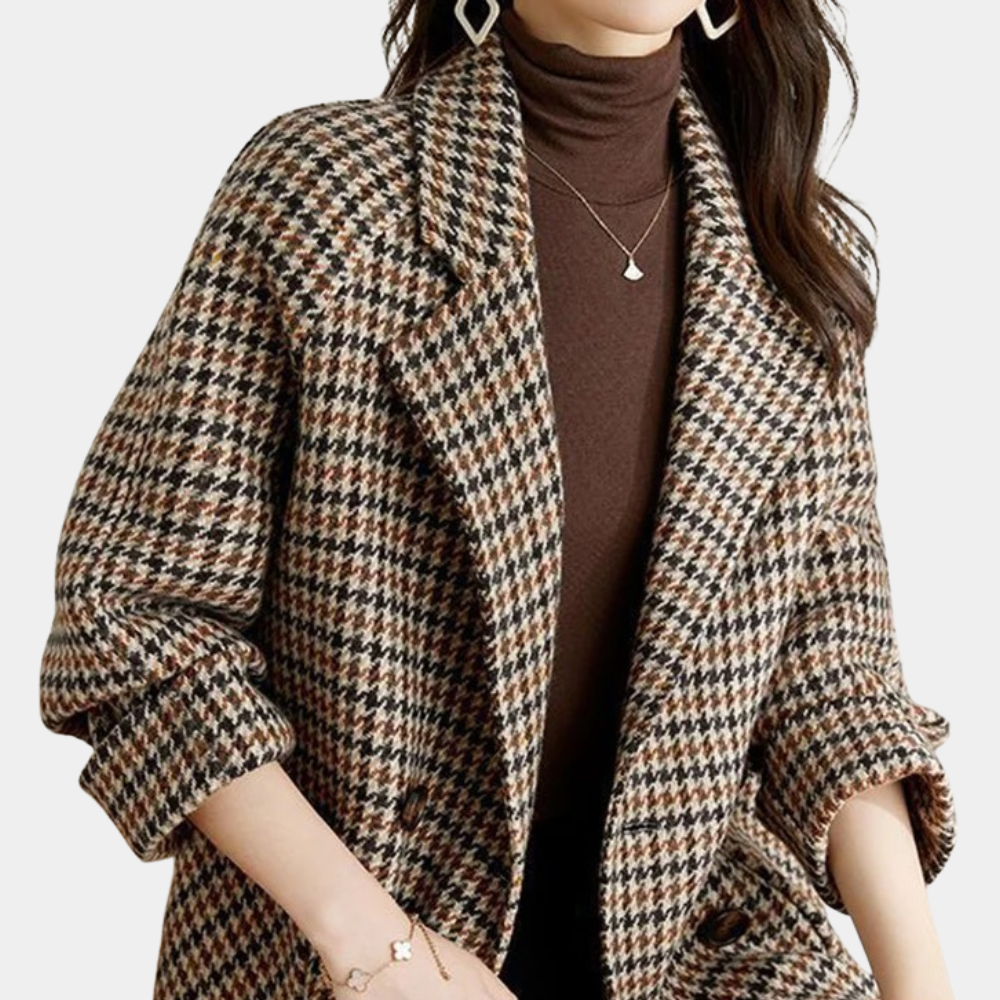 Murphy Mode | Women’s Houndstooth Coat