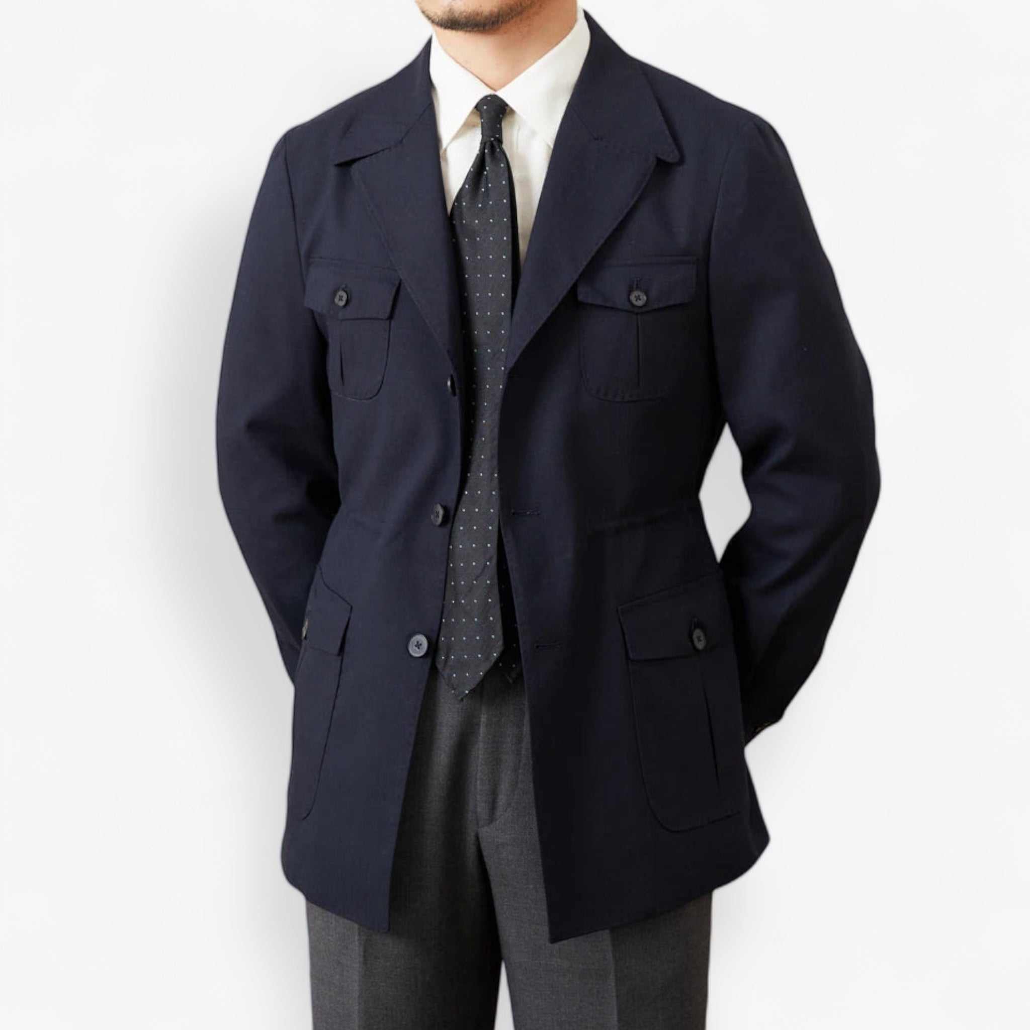 Murphy Mode | Men’s Linen Blend Casual Coat