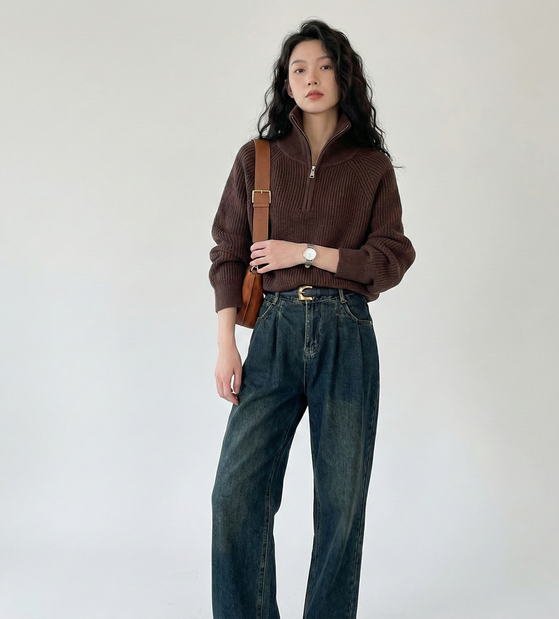 Murphy Mode | Half Zip Sweater for Women