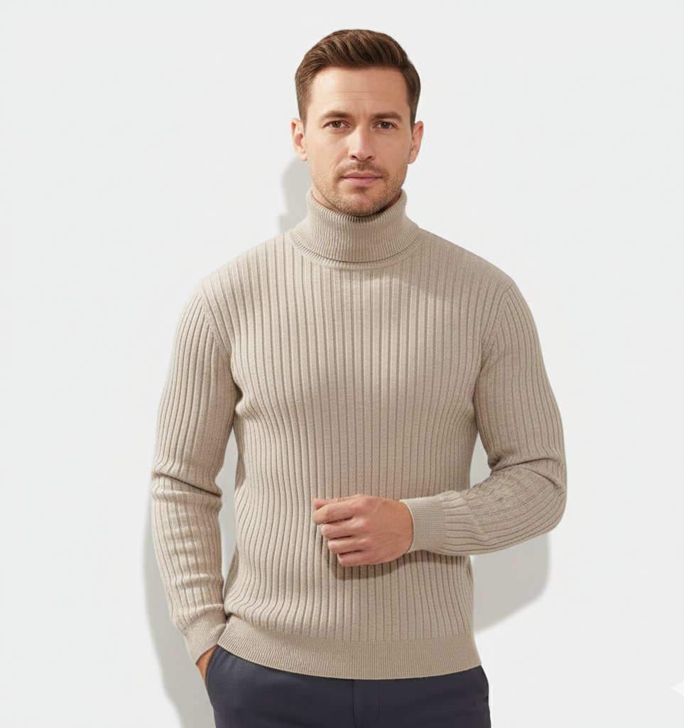 Murphy Mode | Men’s Slim Fit Turtleneck Sweater
