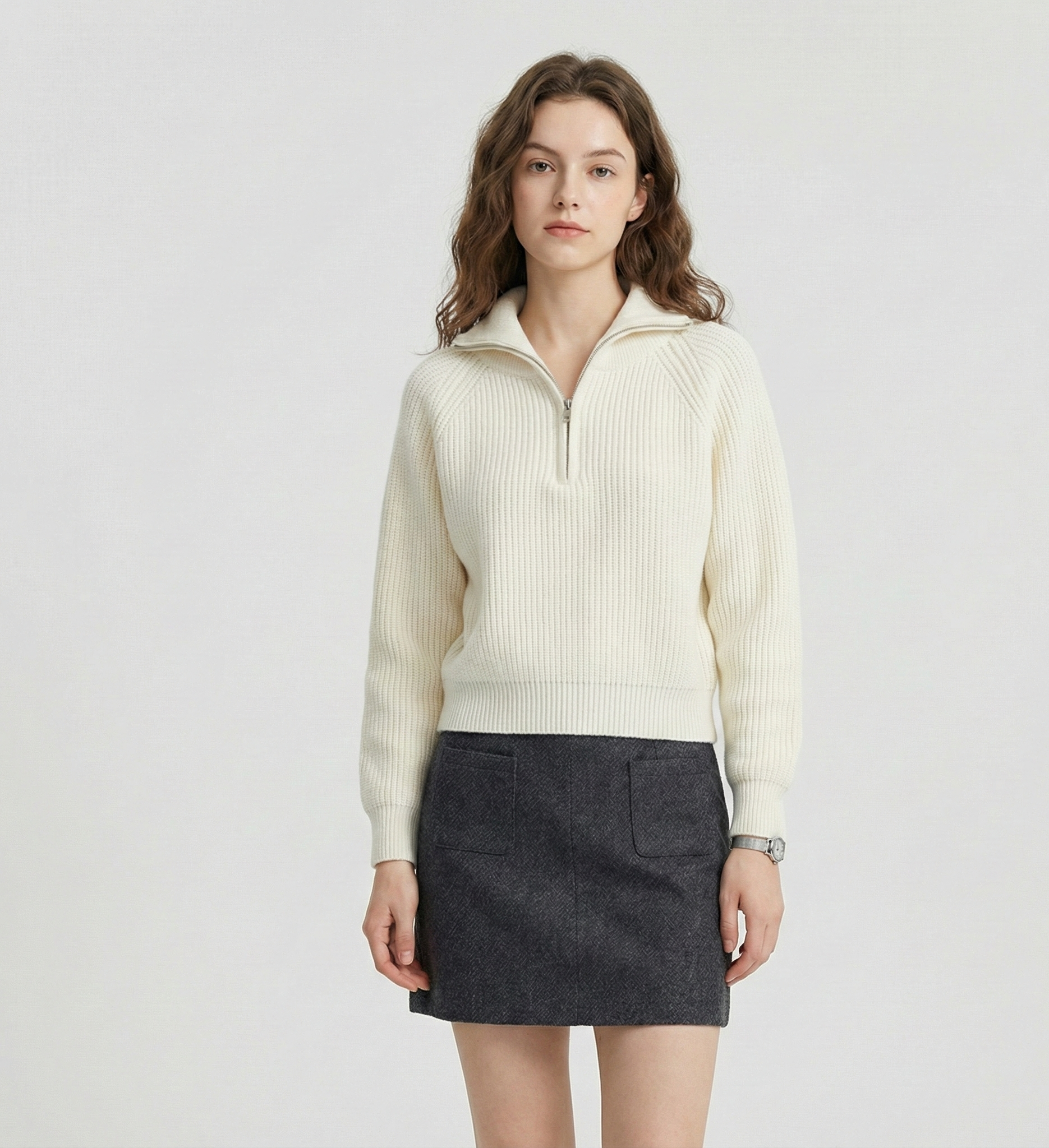Murphy Mode | Half Zip Sweater for Women