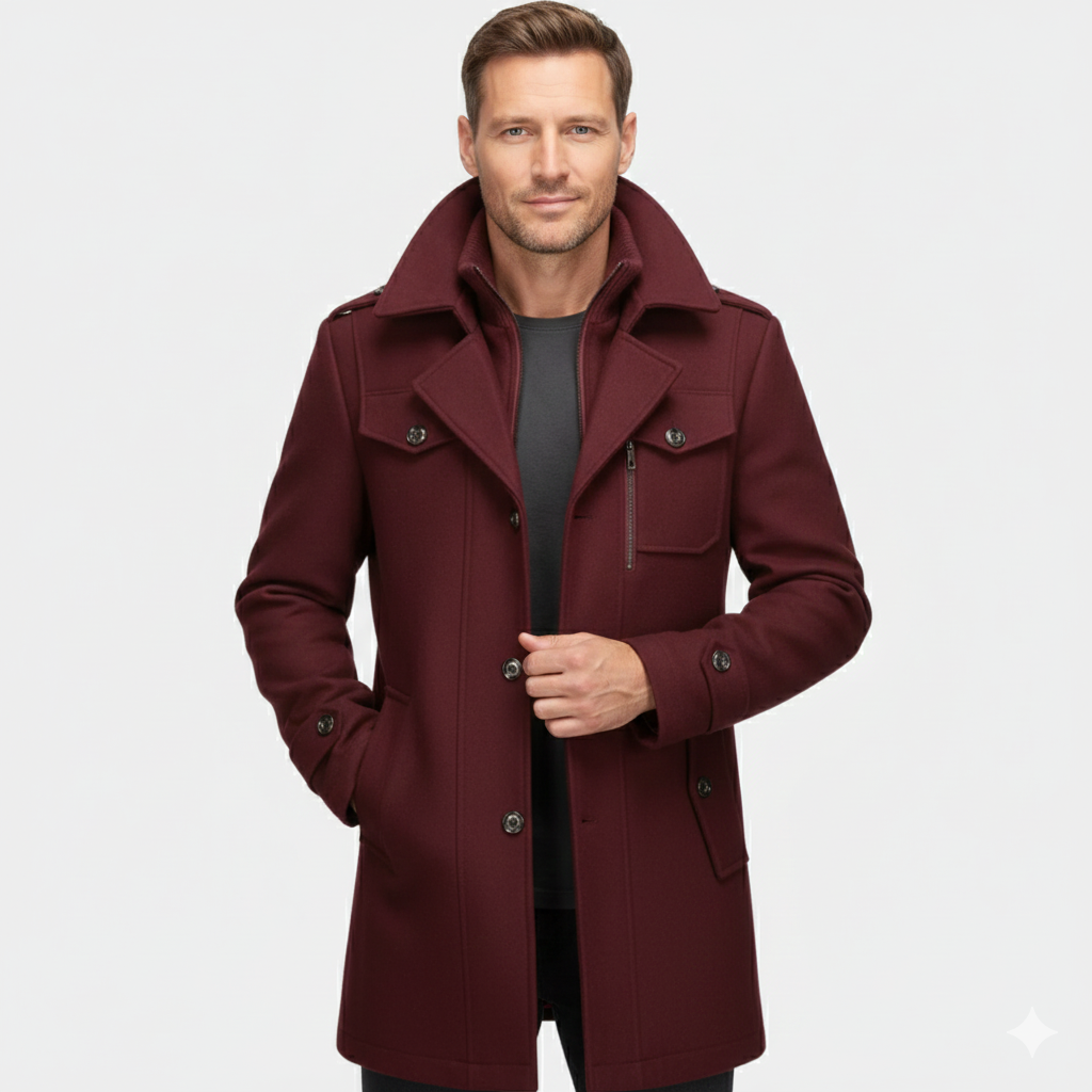 Murphy Mode | Men’s Wool Blend Coat Jacket