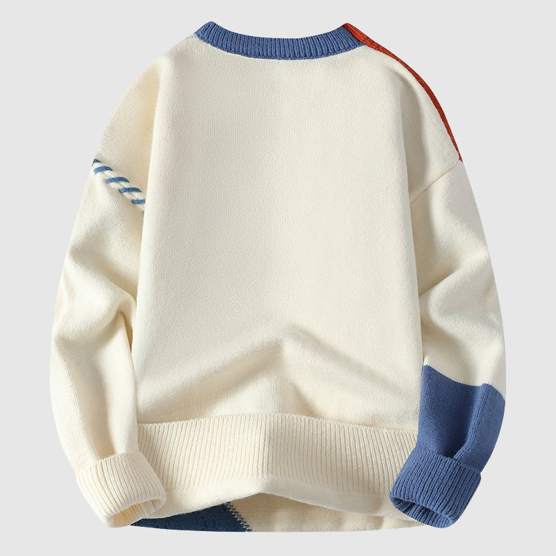 Murphy Mode | Men’s Patchwork Pullover Sweater