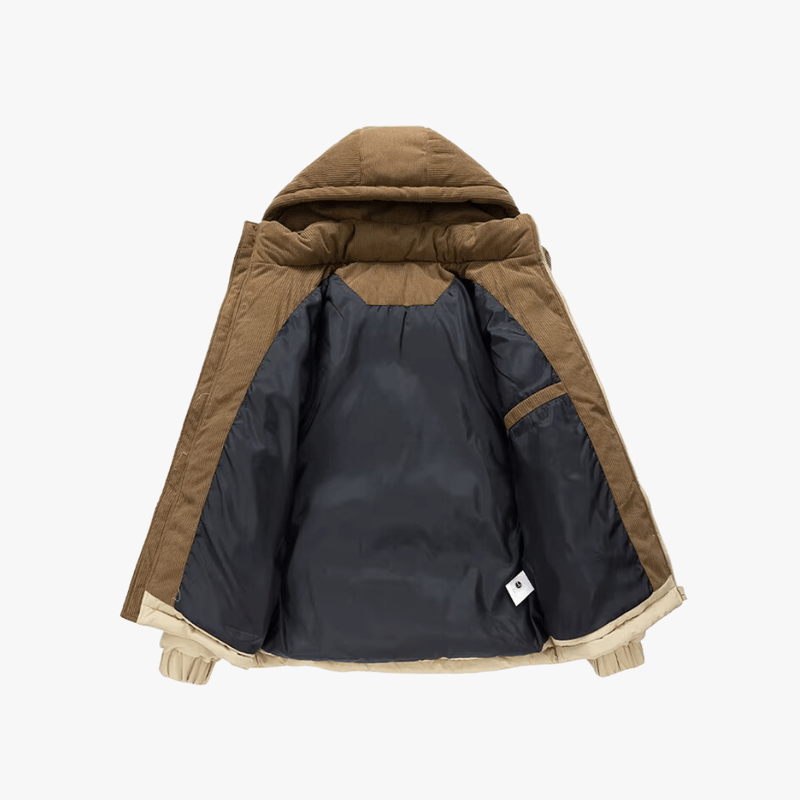 Murphy Mode | Puffer Jacket Men with Hood
