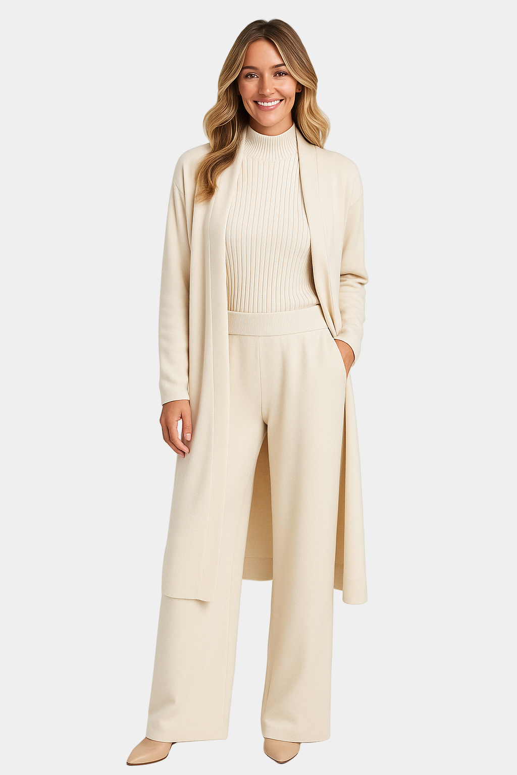 Murphy Mode | Women’s Long Cardigan 3-Piece Suit