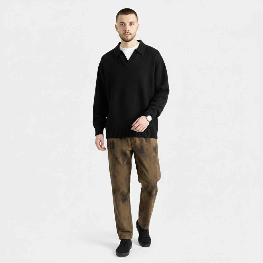 Murphy Mode | Casual Knit Polo Men