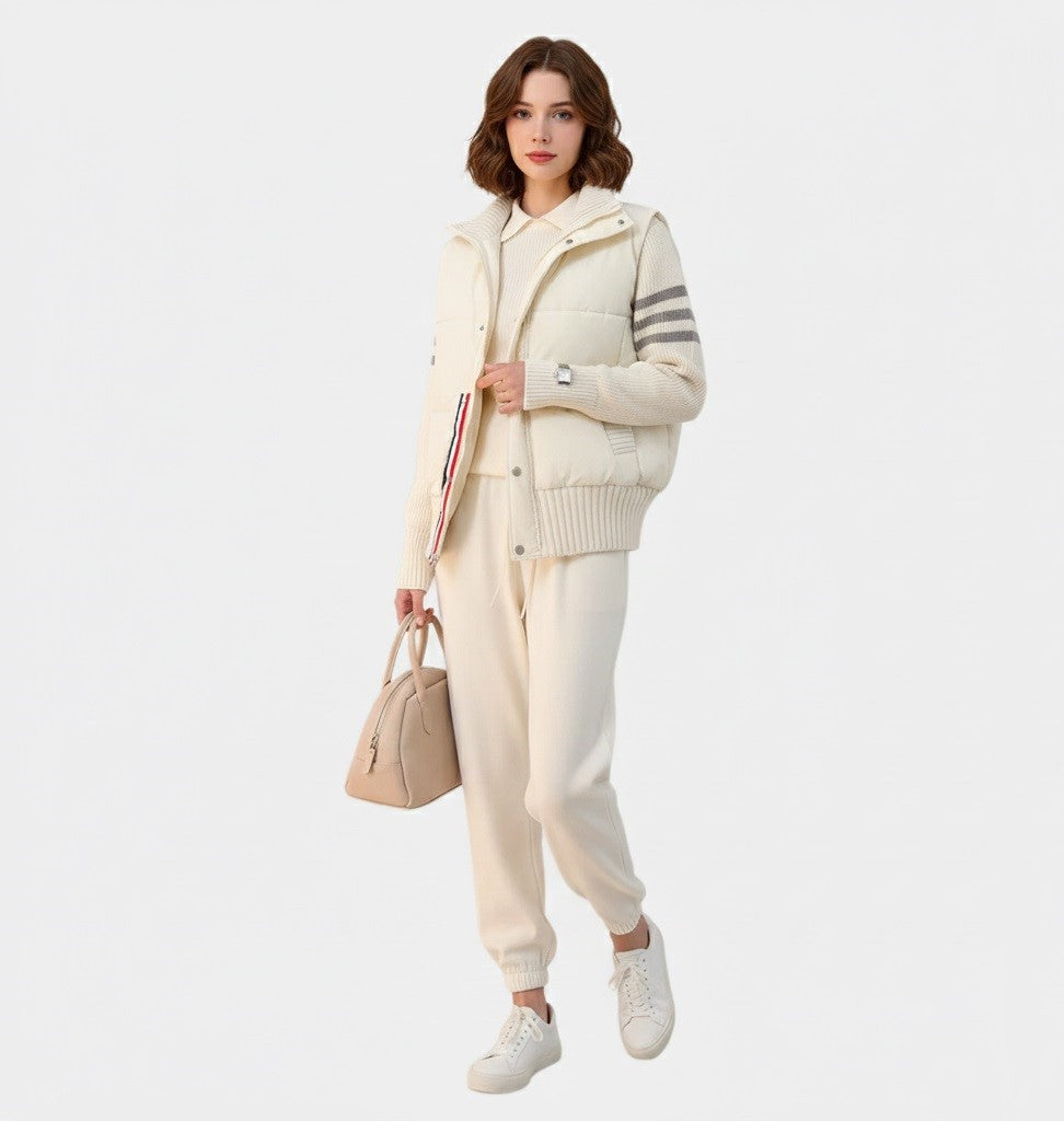 Murphy Mode | Knitted Hybrid Puffer Jacket Women