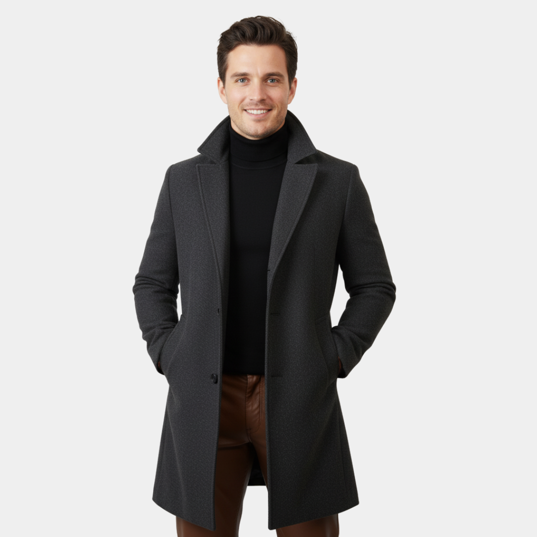 Murphy Mode | Men’s British Style Woolen Trench Coat