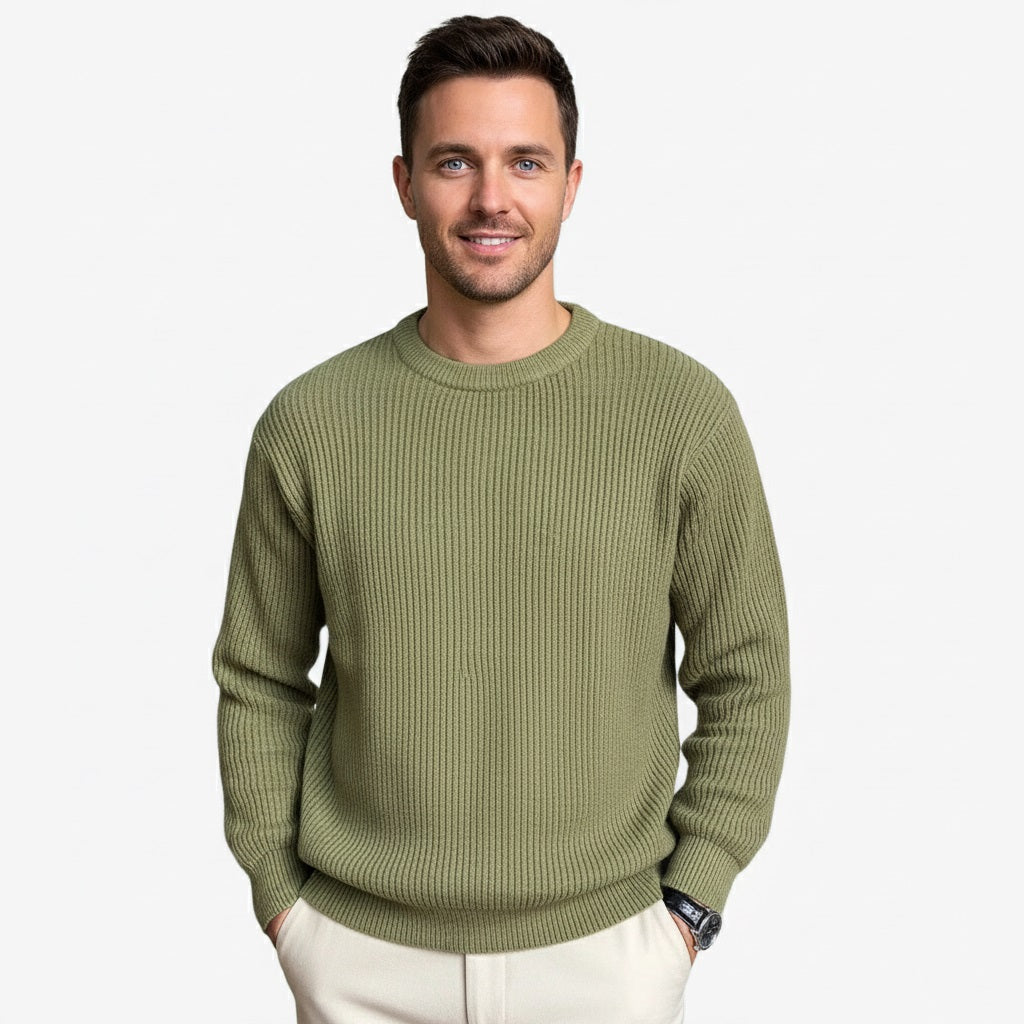 Murphy Mode | Men’s Knitted Round Neck Sweater