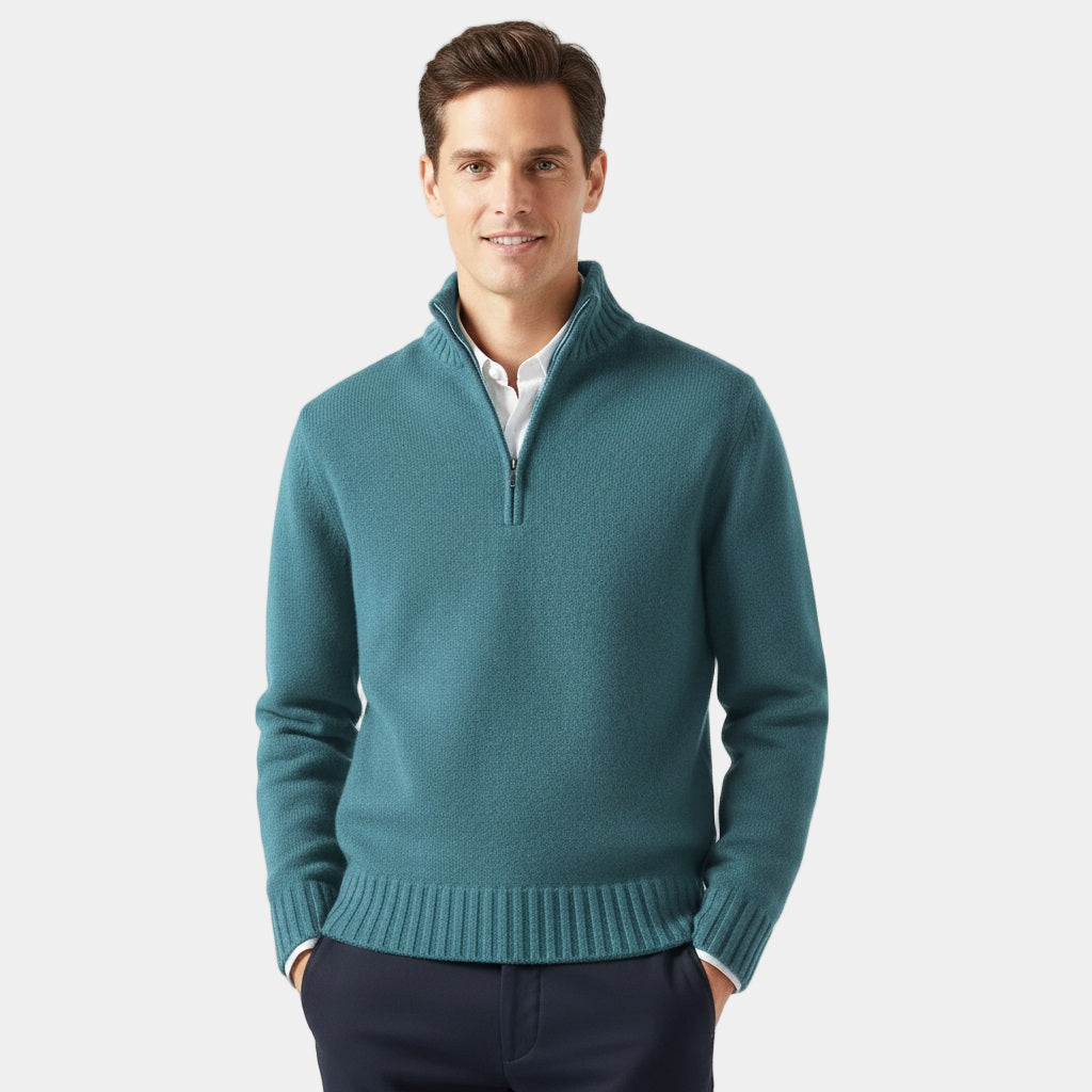 Murphy Mode | Zip up Polo Shirt Long Sleeve