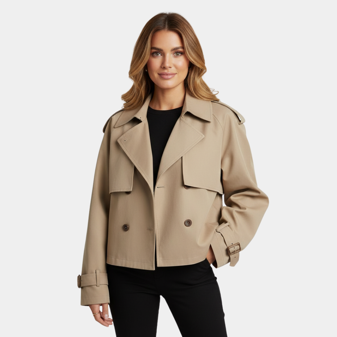 Murphy Mode | Women’s Retro Short Trench Coat