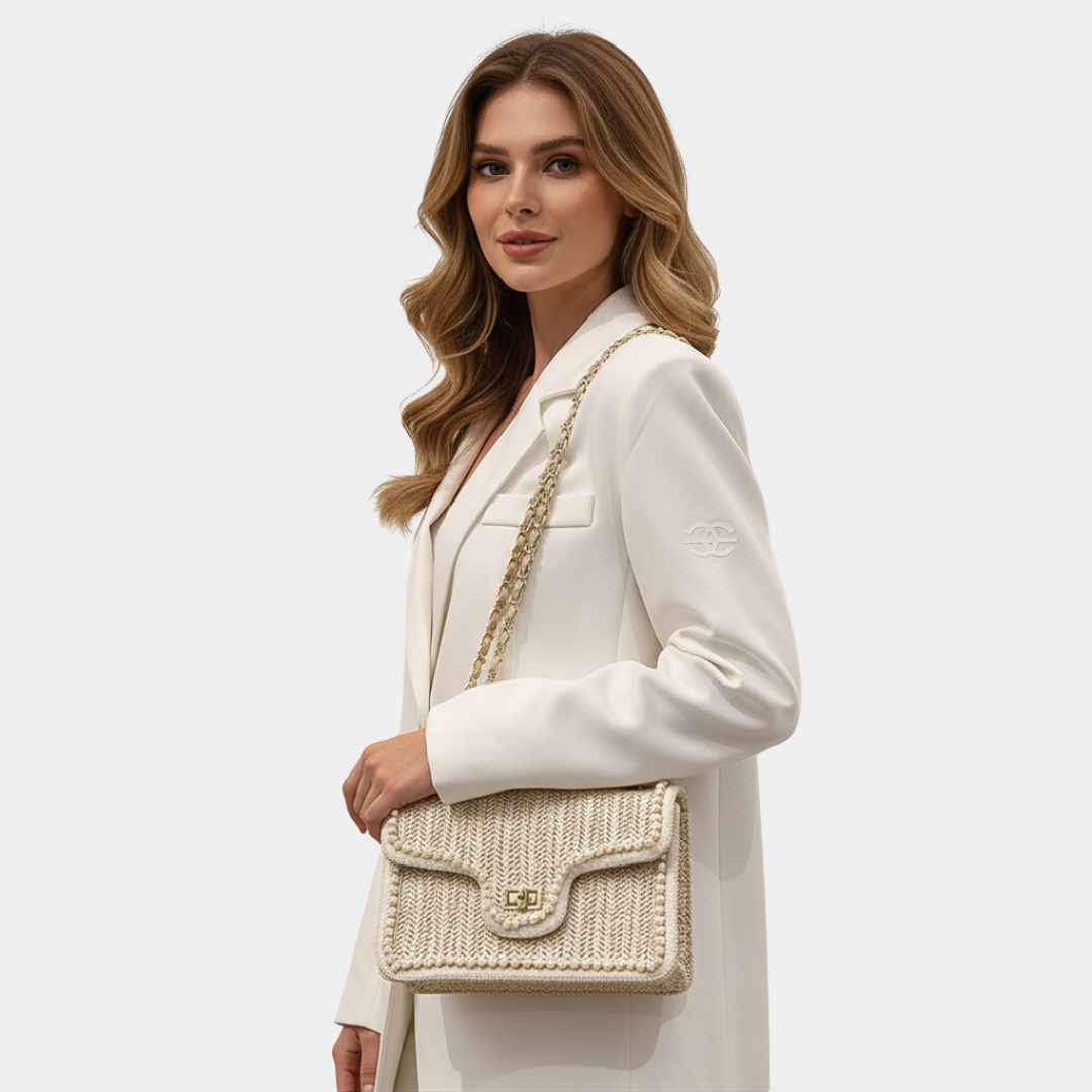 Murphy Mode | Women’s Shoulder Chain Straw Bag