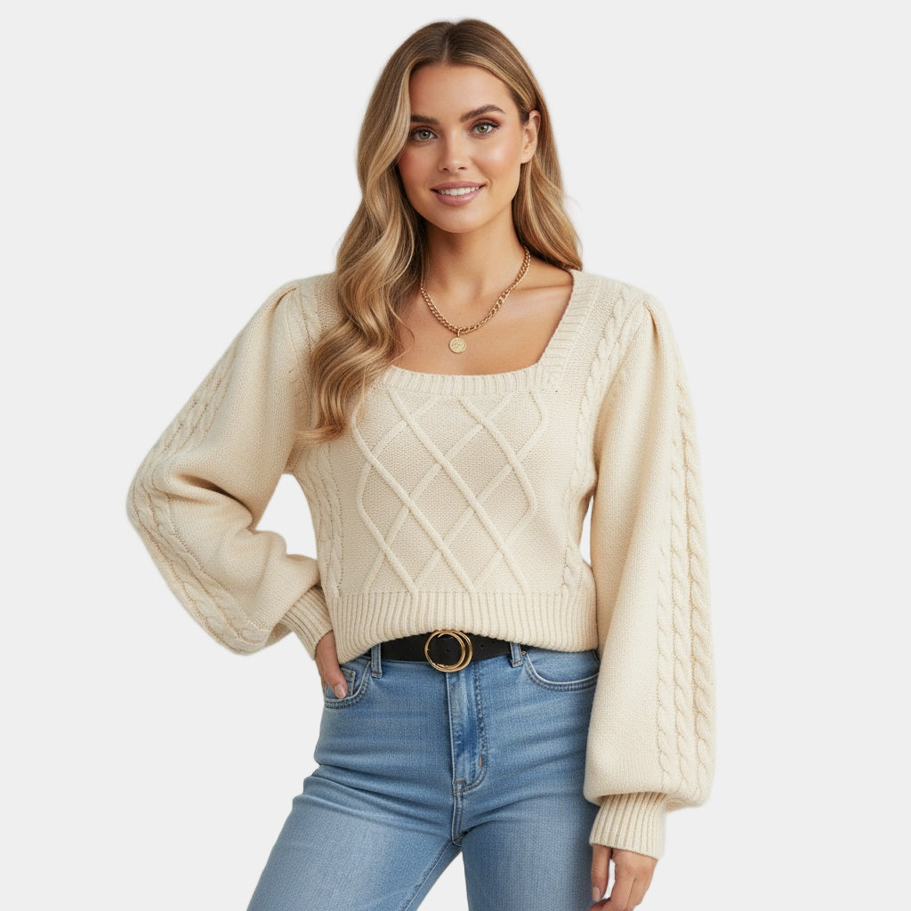 Murphy Mode | Women’s Square Collar Sweater