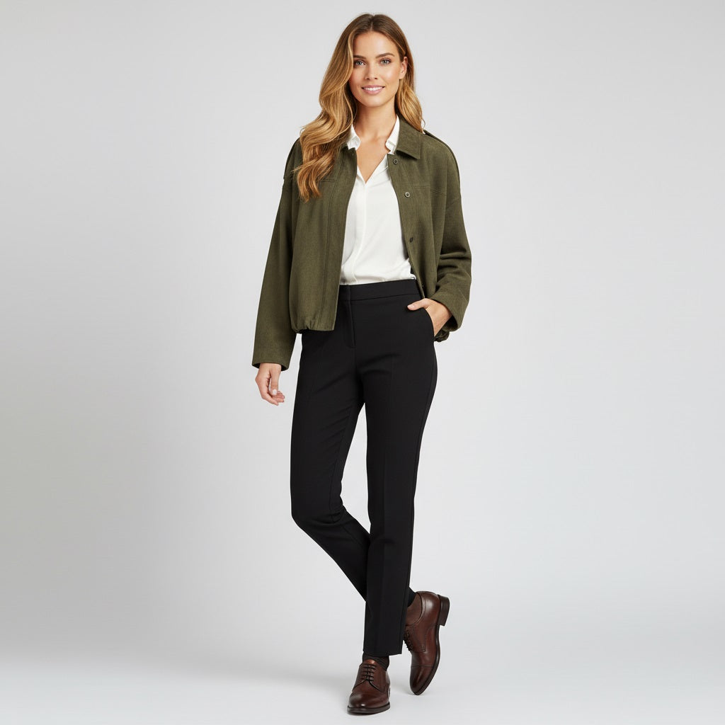 Murphy Mode | Women’s Suede Bomber Jacket