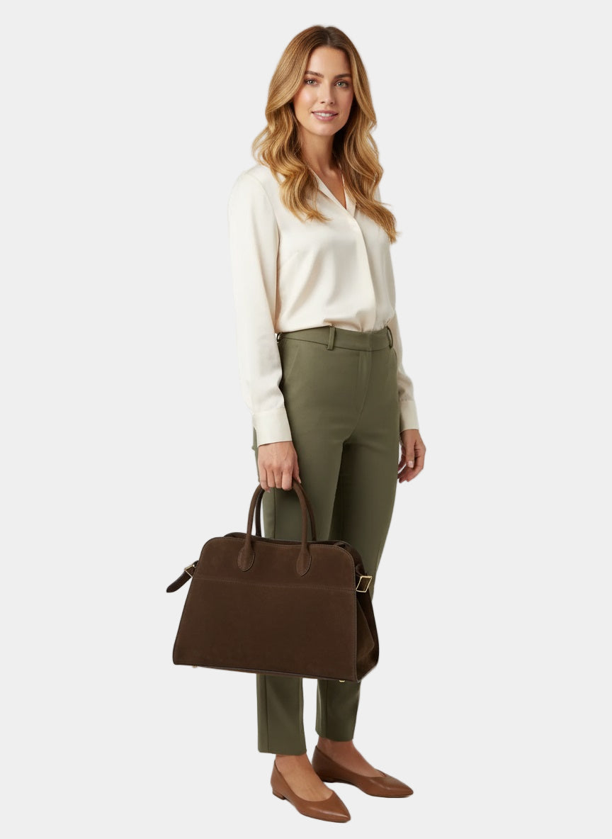 MurphyMode| Vegan Leather Bag Women Suede Tote Large Shoulder Handbag