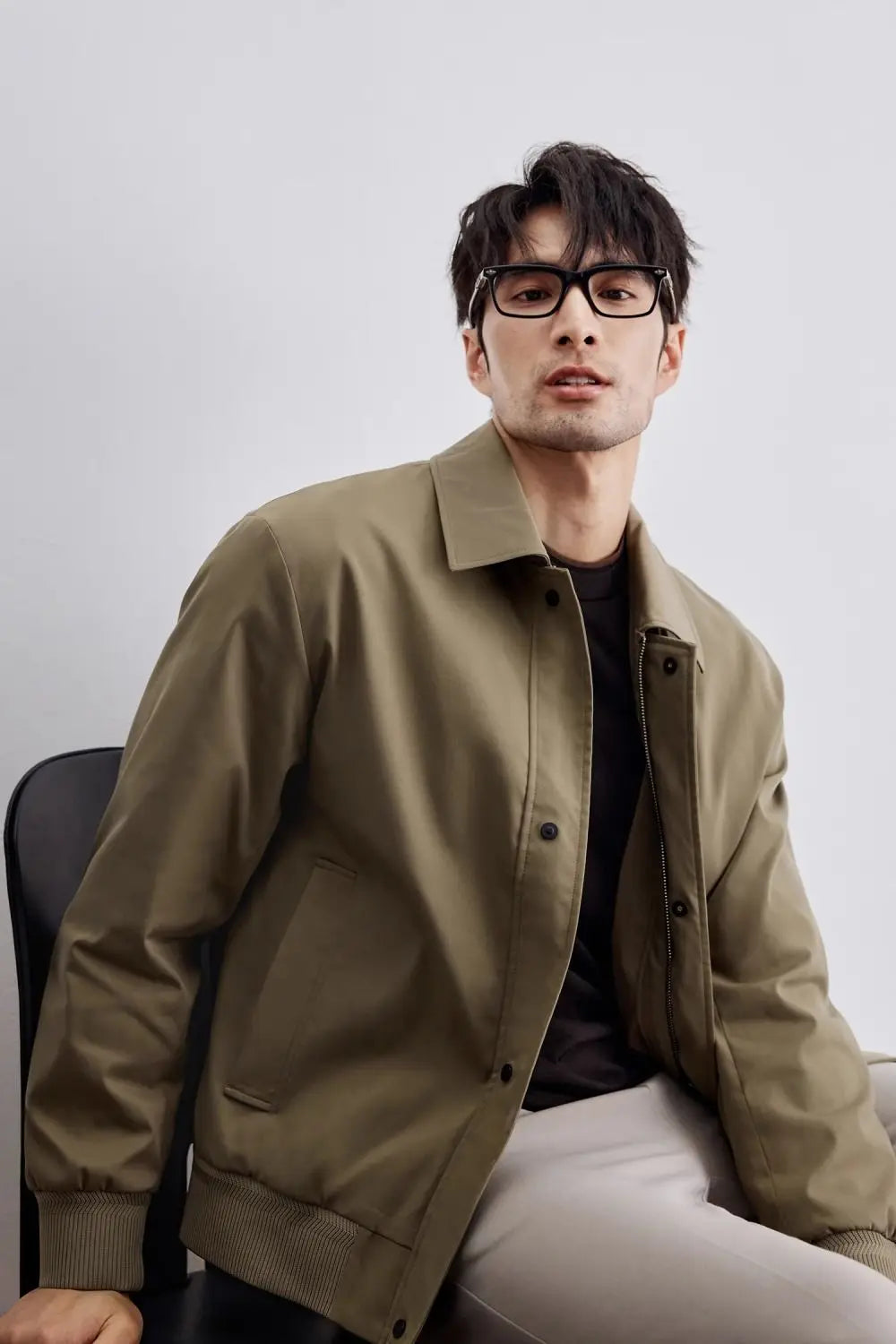 Murphy Mode | Men’s Collar Jacket with Zipper