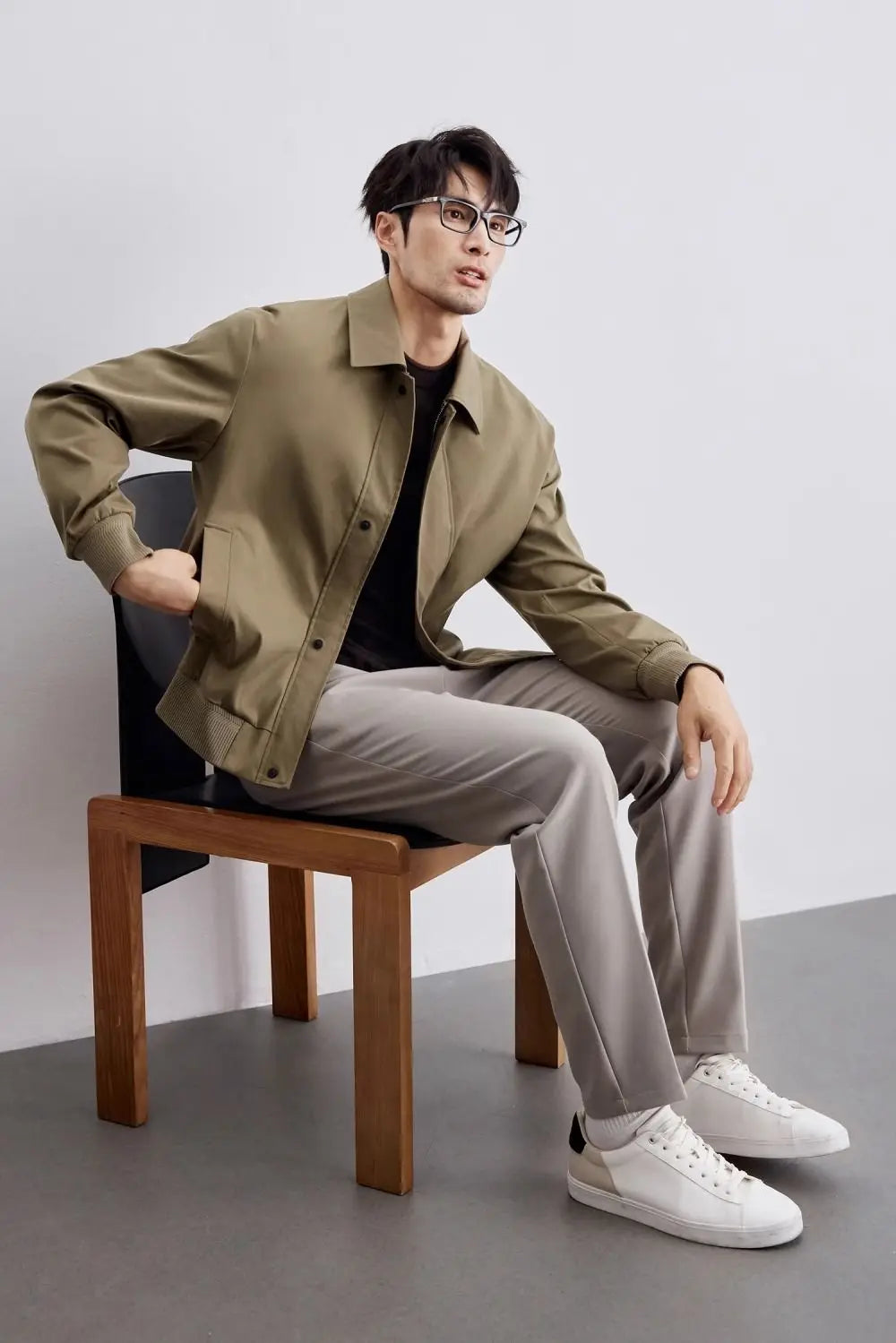 Murphy Mode | Men’s Collar Jacket with Zipper