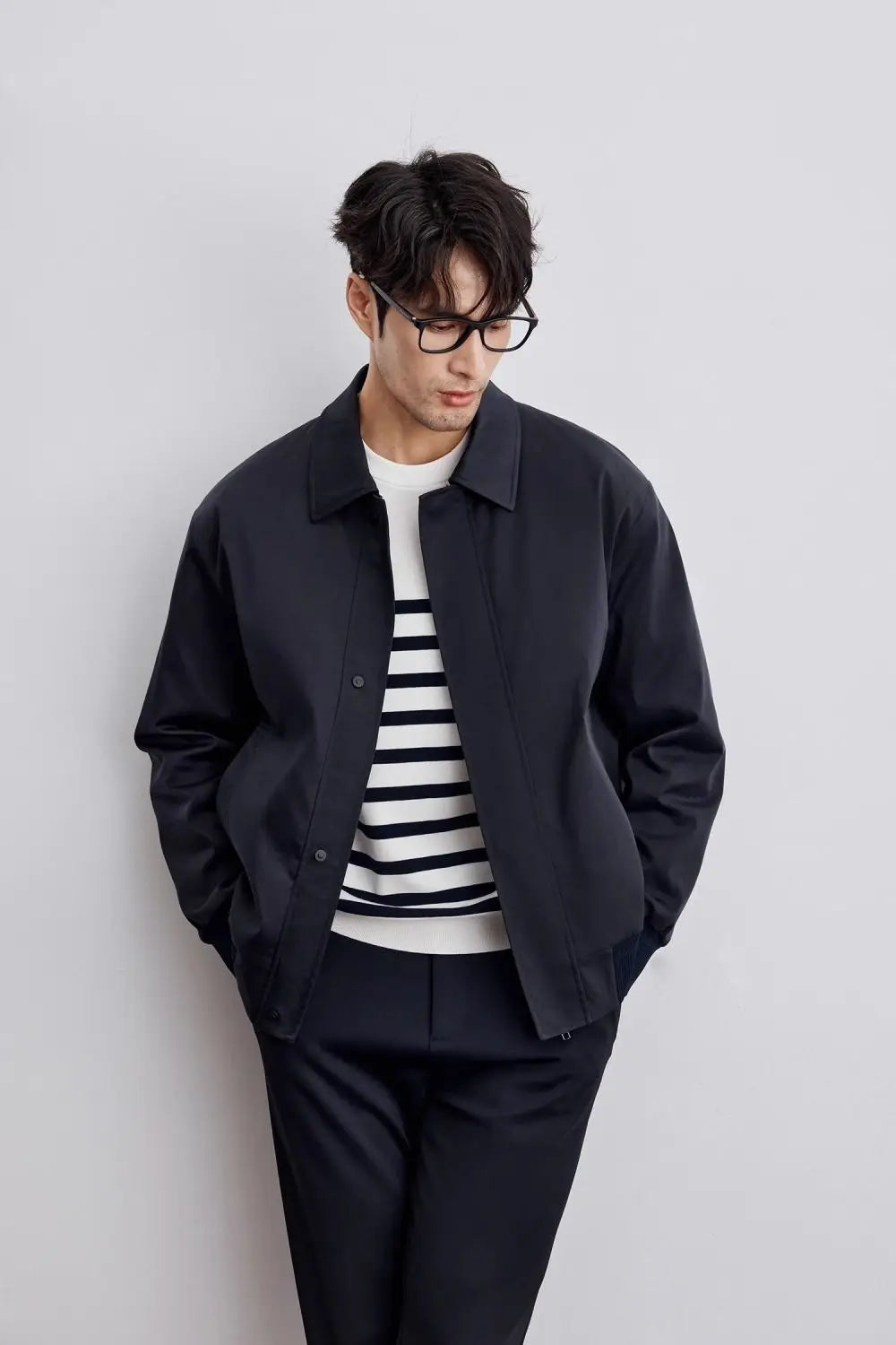 Murphy Mode | Men’s Collar Jacket with Zipper