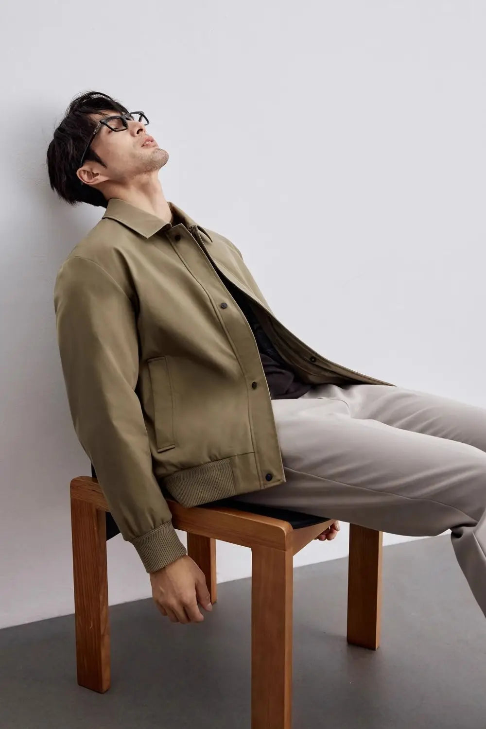 Murphy Mode | Men’s Collar Jacket with Zipper