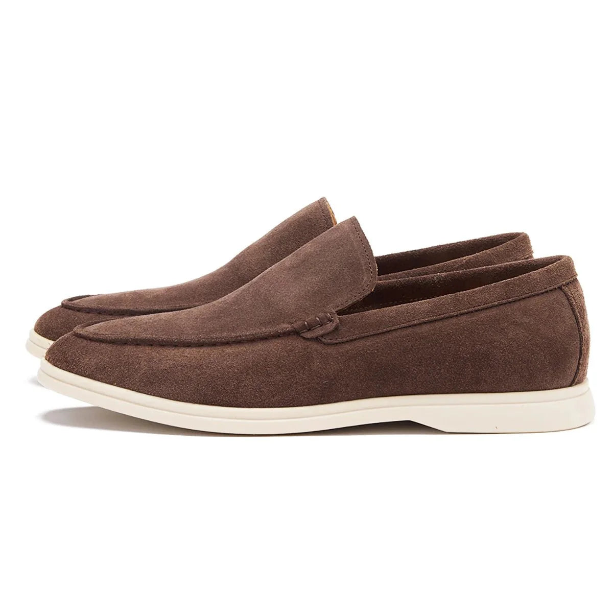 Suede Penny Loafers for Men