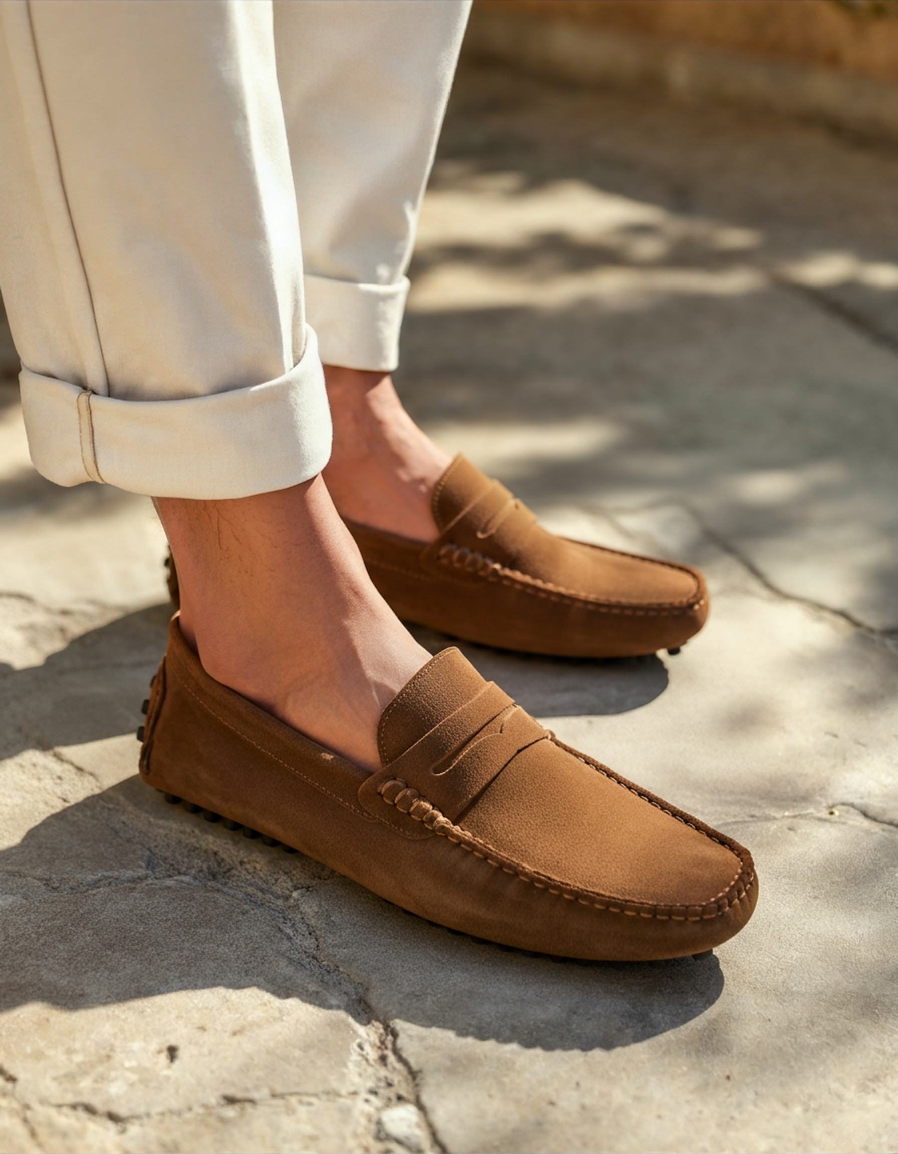 Murphy Mode | Men’s Suede Driver Loafers
