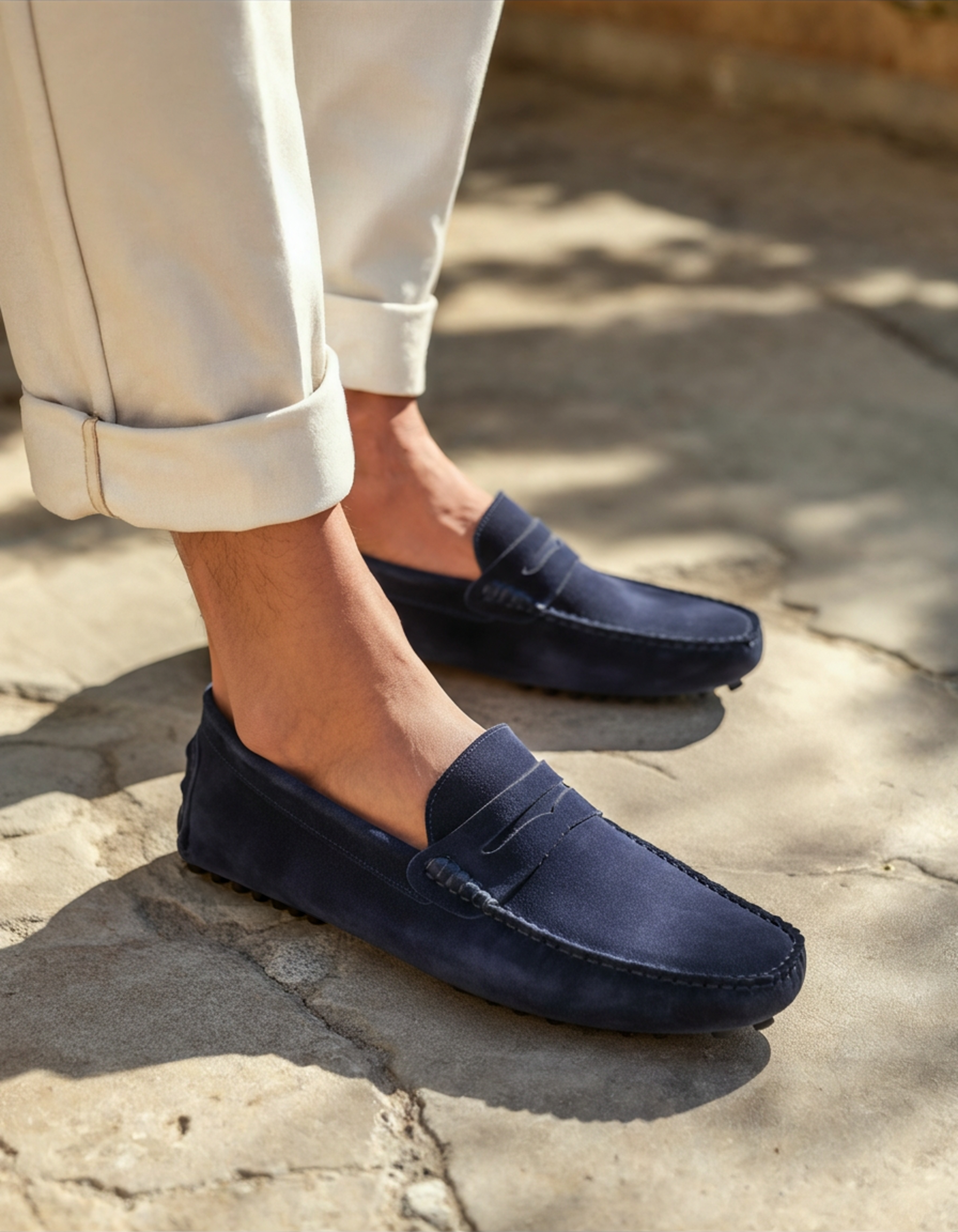 Murphy Mode | Men’s Suede Driver Loafers