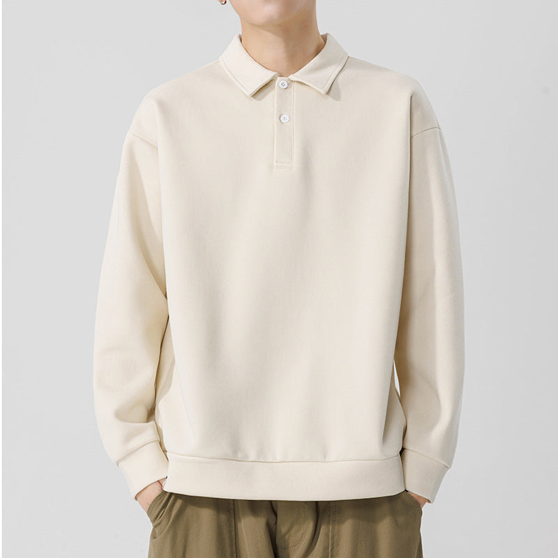Murphy Mode | Men’s Polo Collar Thick Cotton Sweater