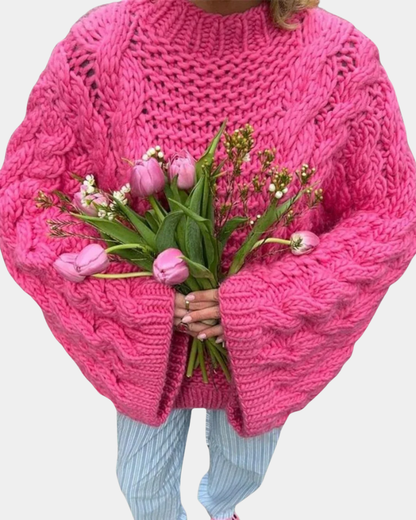 Murphy Mode | Women’s Round Neck Knitted Comfort Sweater