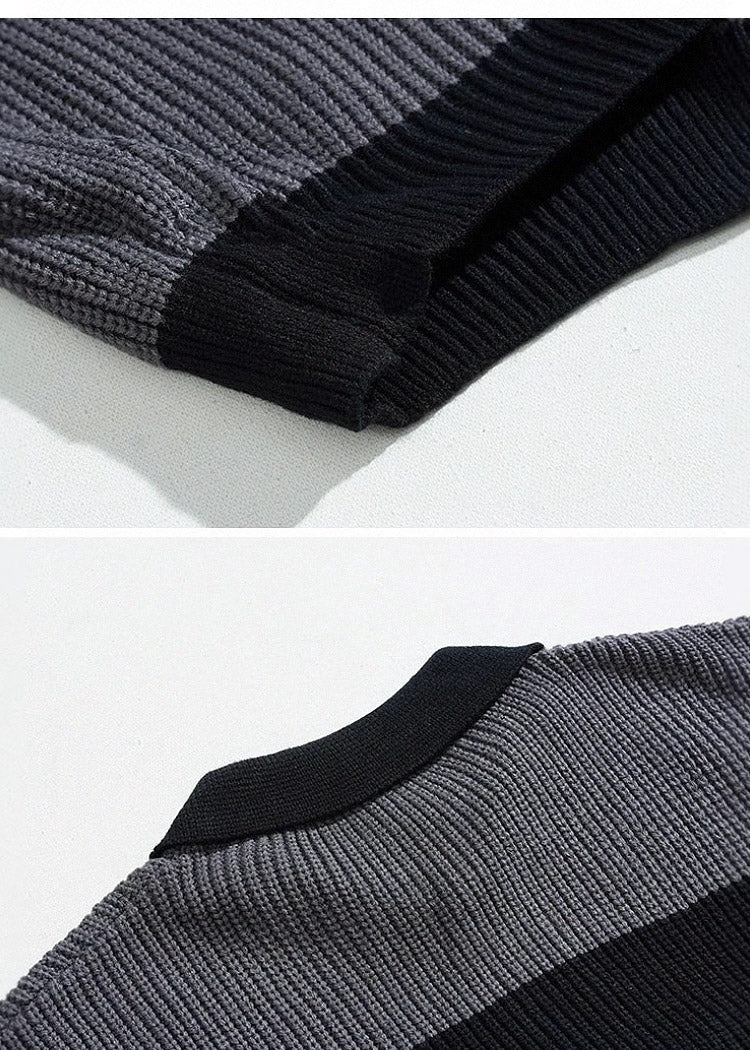 Murphy Mode | Men’s Striped Polo Sweater