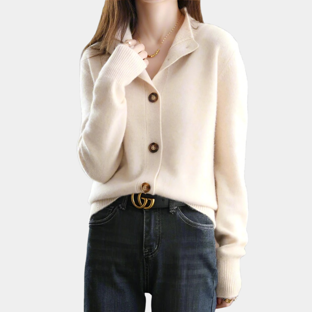 Murphy Mode | Women’s Stand Collar Knit Cardigan
