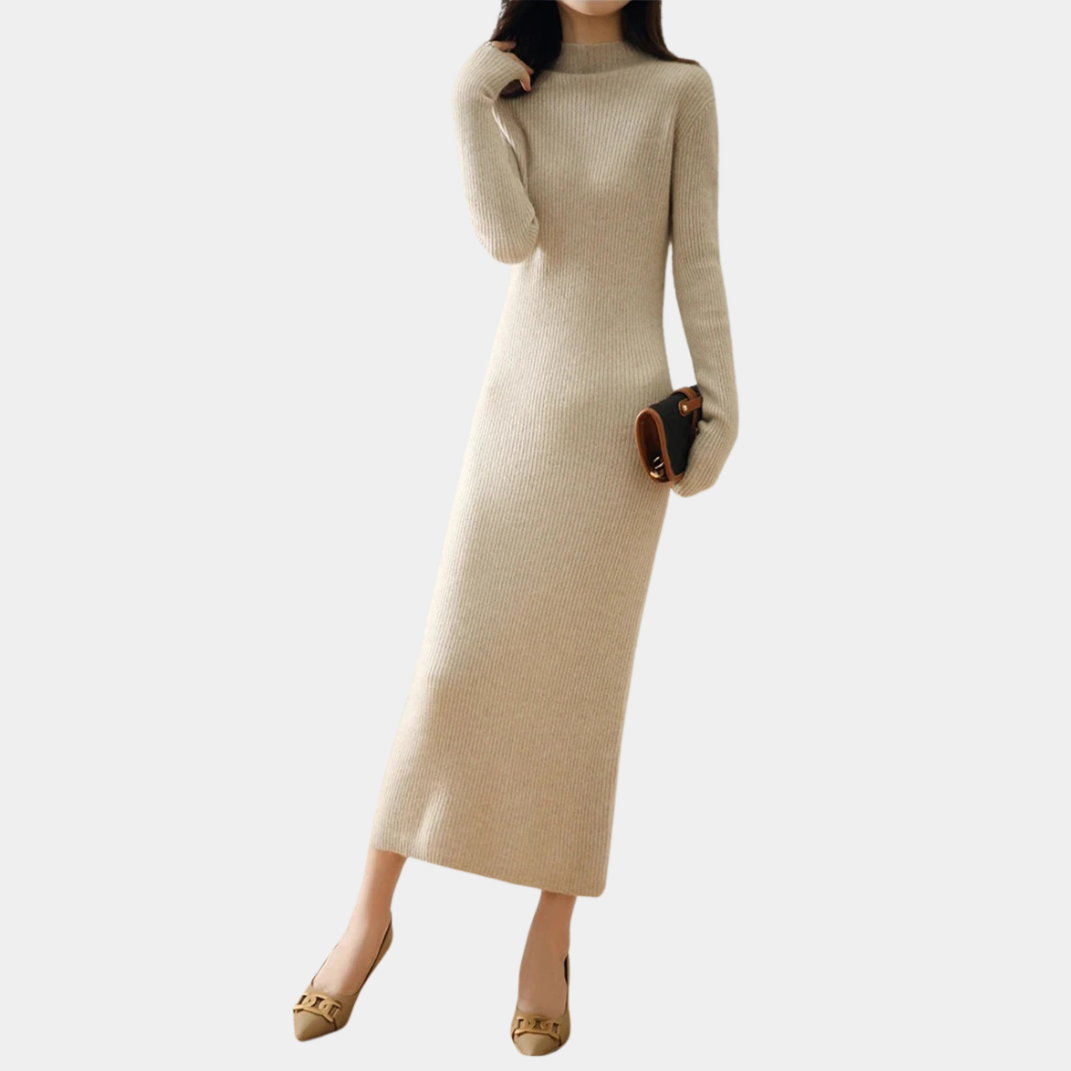 Murphy Mode | Women’s Slim Fit Knitted Wool Dress