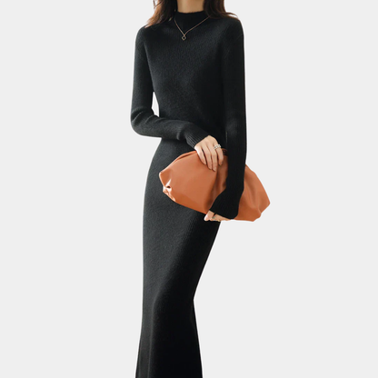 Murphy Mode | Women’s Slim Fit Knitted Wool Dress
