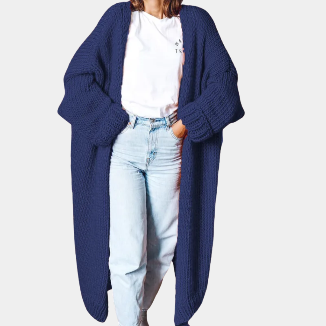 Murphy Mode | Women’s Long Loose Knit Cardigan