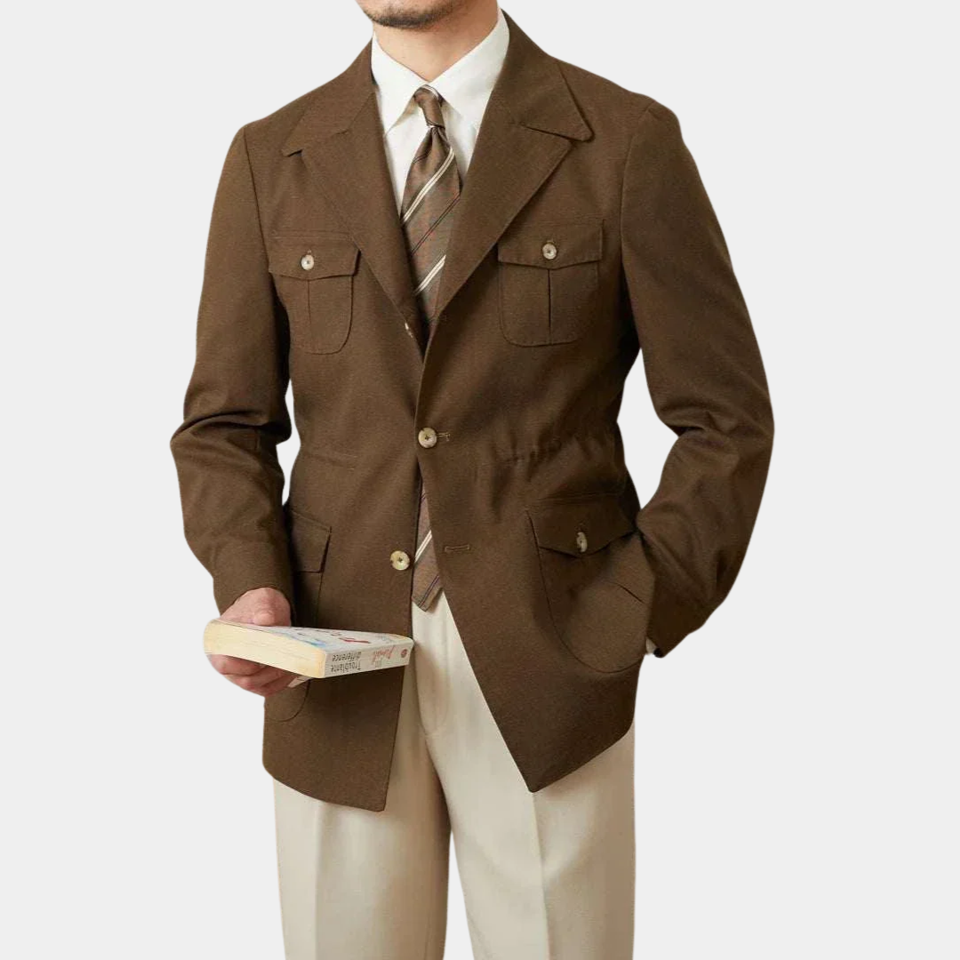 Murphy Mode | Men’s Linen Blend Casual Coat