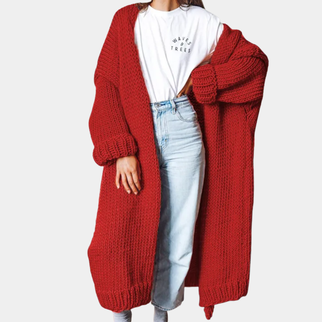 Murphy Mode | Women’s Long Loose Knit Cardigan
