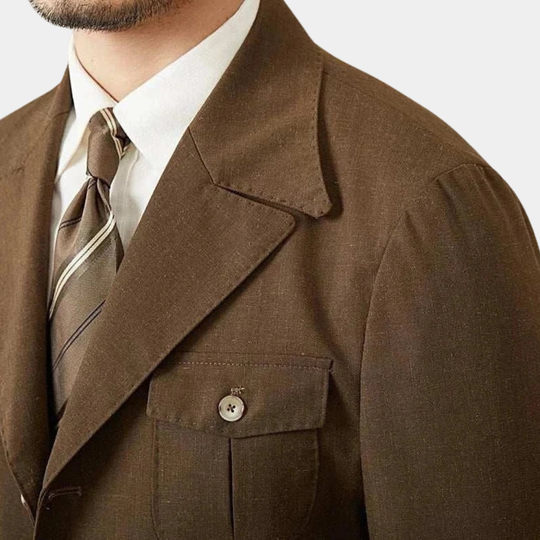 Murphy Mode | Men’s Linen Blend Casual Coat