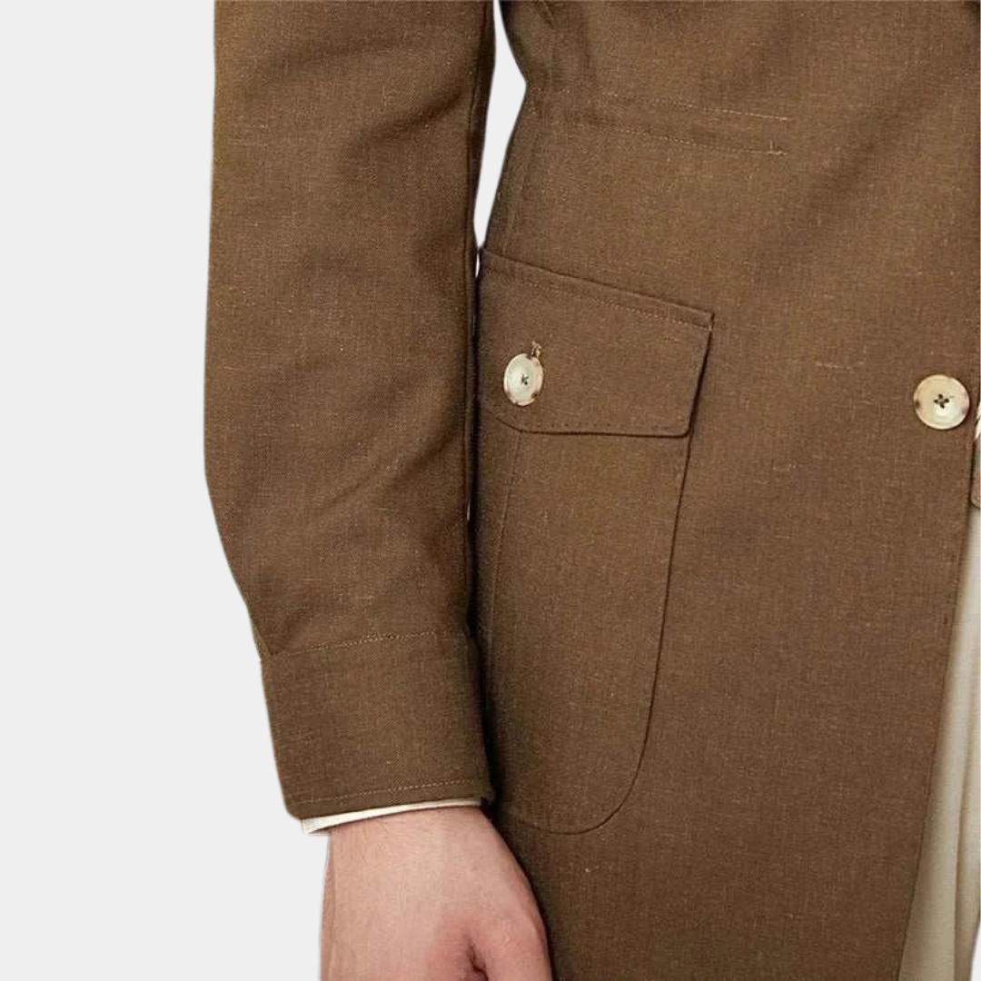 Murphy Mode | Men’s Linen Blend Casual Coat