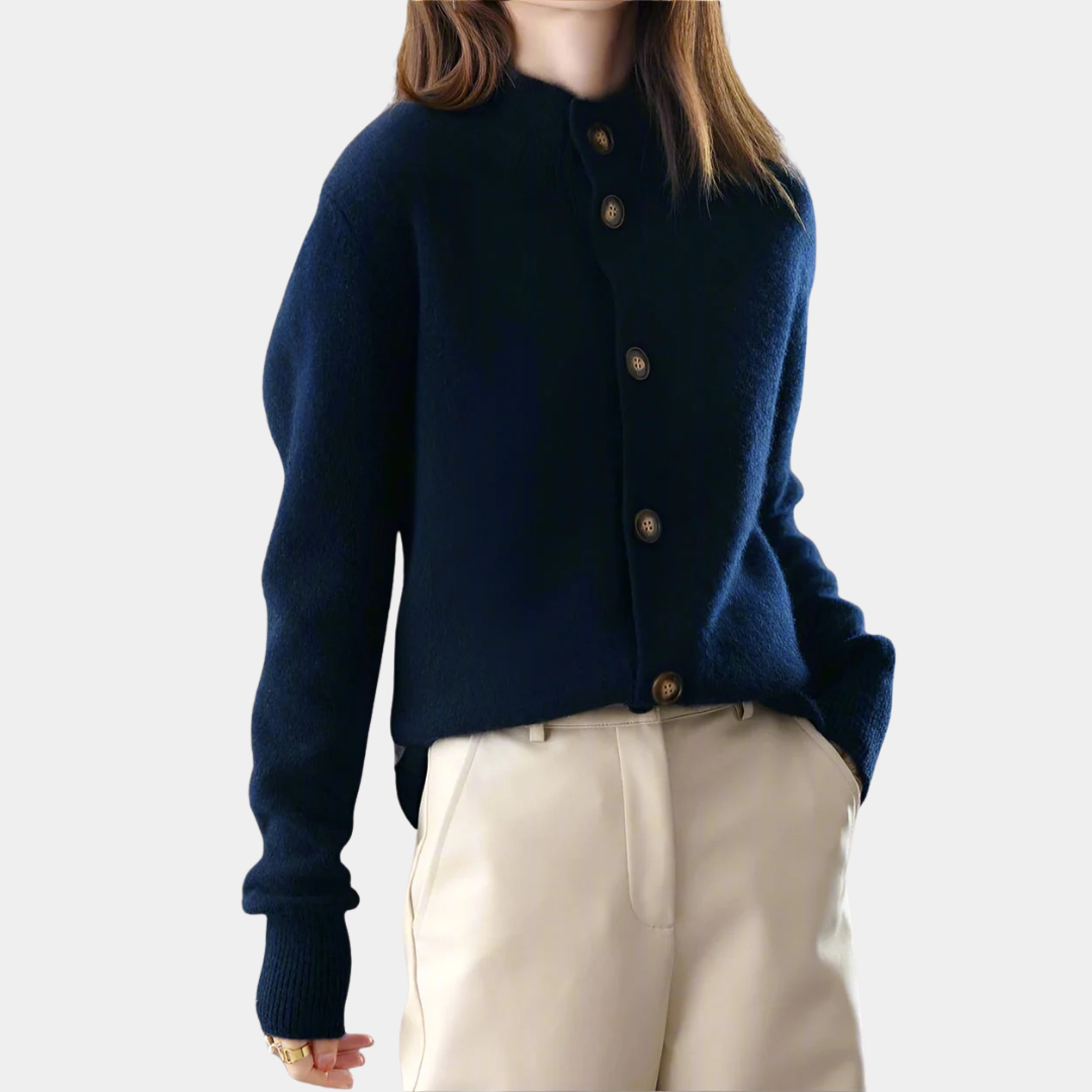 Murphy Mode | Women’s Stand Collar Knit Cardigan