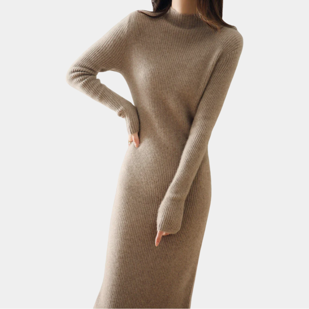 Murphy Mode | Women’s Slim Fit Knitted Wool Dress