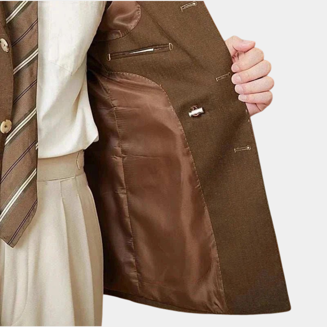 Murphy Mode | Men’s Linen Blend Casual Coat