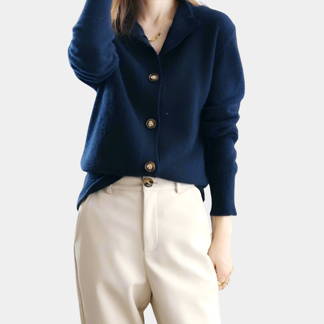 Murphy Mode | Women’s Stand Collar Knit Cardigan
