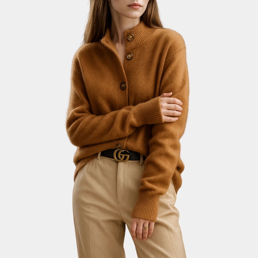 Murphy Mode | Women’s Stand Collar Knit Cardigan