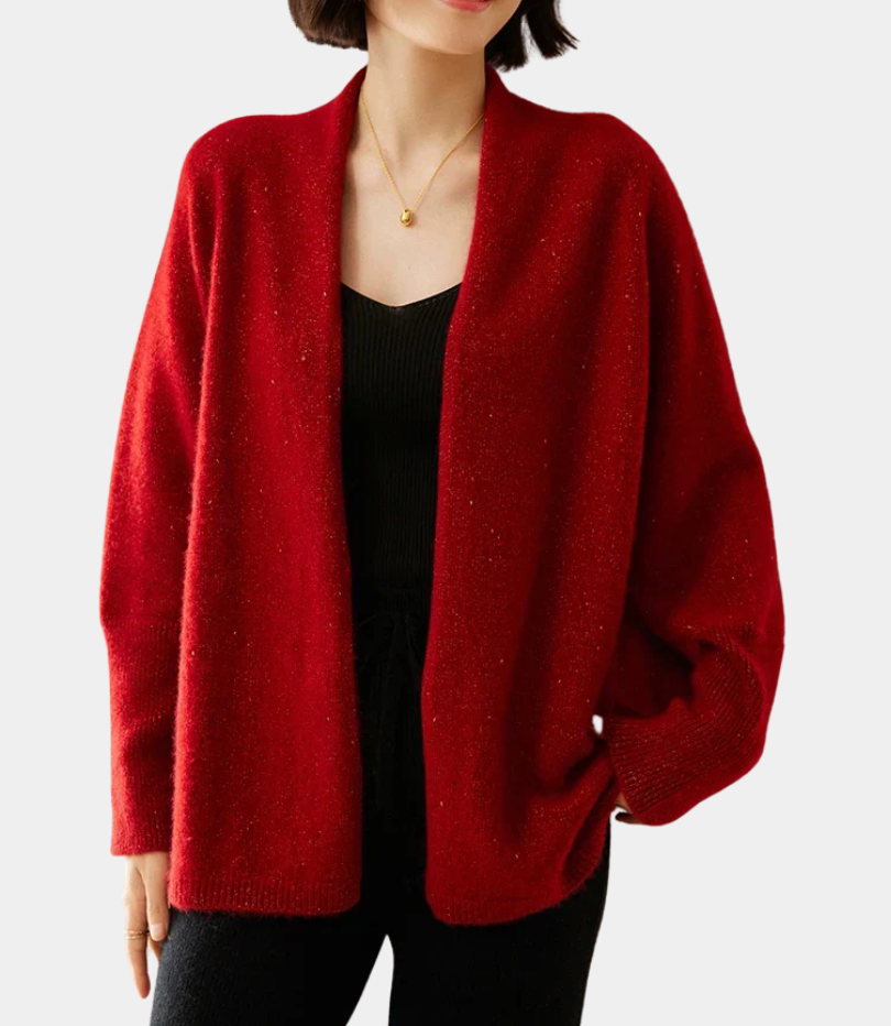 Murphy Mode | Women’s 100% Cashmere Shawl Sweater