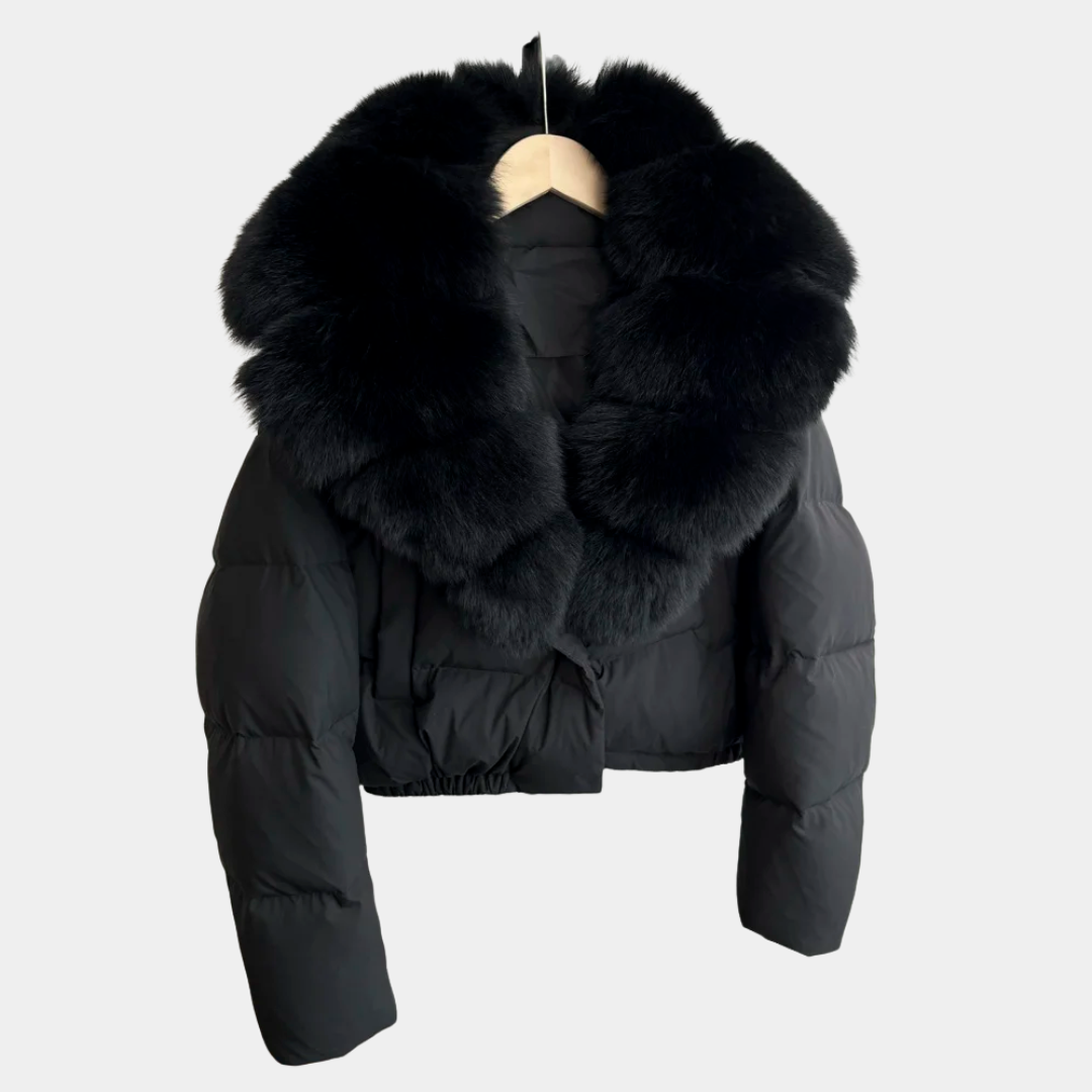 Murphy Mode | Short Fur Trim Coat Women