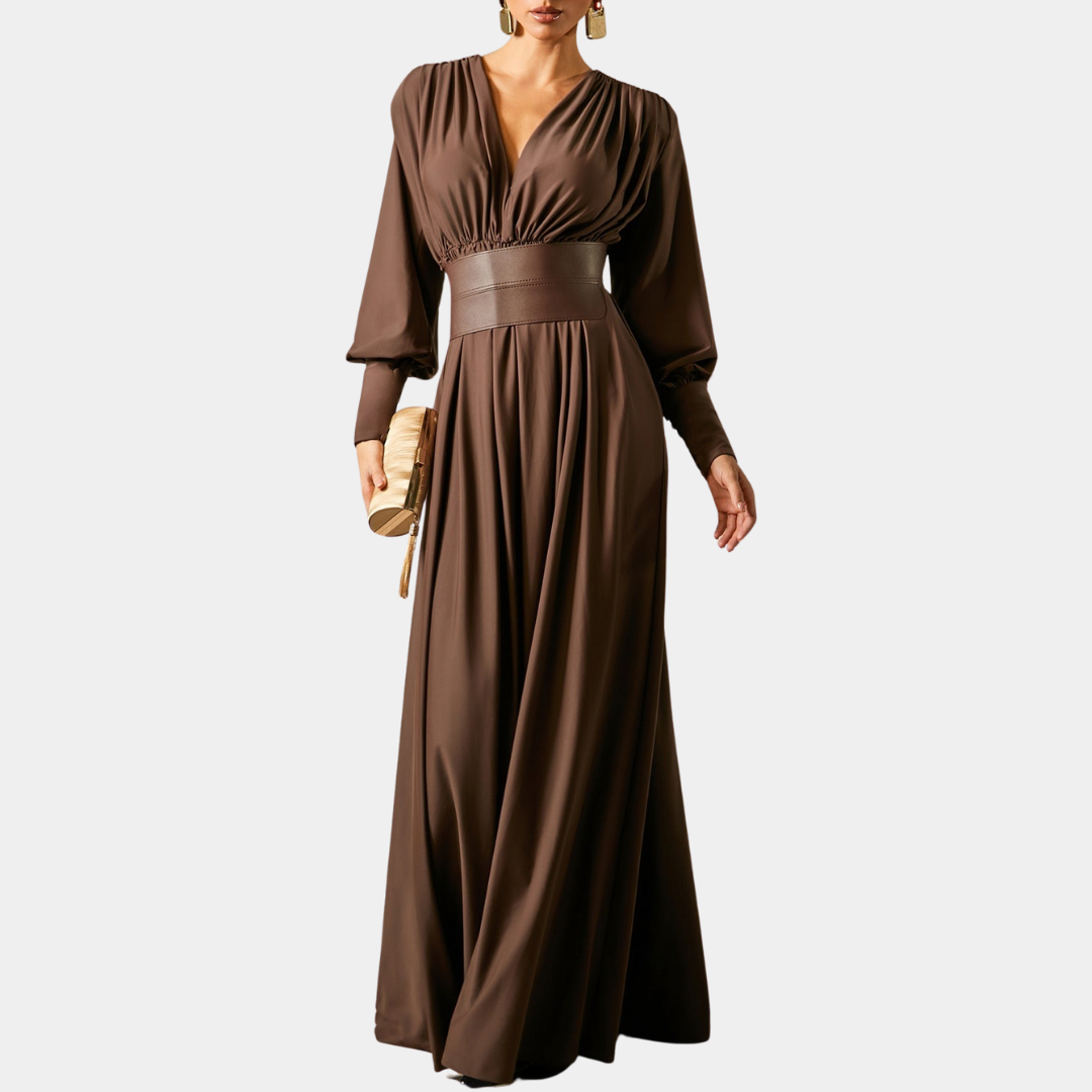 Murphy Mode Studio | Brown Maxi Dress